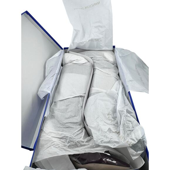 Stuart Weitzman $850 NAOMI 50 Knee High Boots Sz 10B NIB Cabernet Burgundy Suede - Picture 10 of 15